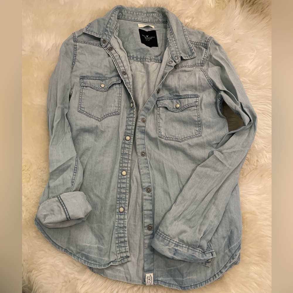 Denim Button Up